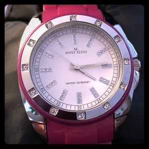 Anne Klein women’s pink watch with adjustable band